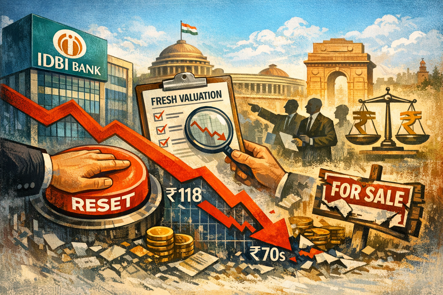 IDBI Bank Disinvestment Hits Reset as Government Orders Fresh Valuation